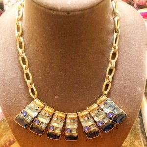 Banana Republic blue statement necklace.